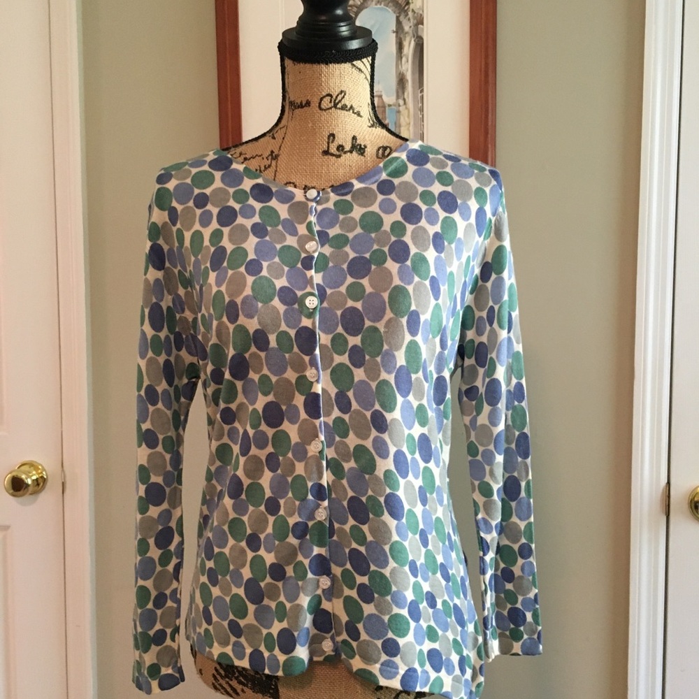 SOLD - Garnet Hill Eco Merino Wool Cardigan